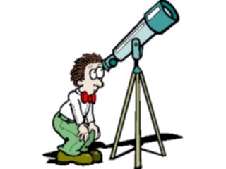 Sticker Custom Preview Image #099708 People Cartoons Star Gazing