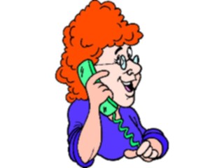 Sticker Custom Preview Image #099760 People Cartoons Talkingon Phone4