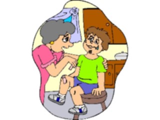 Sticker Custom Preview Image #099769 People Cartoons Tender Loving Care