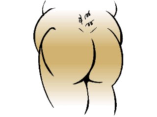 Sticker Custom Preview Image #099788 People Cartoons Tush