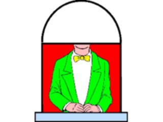 Sticker Custom Preview Image #099850 People Cartoons Window View Tall