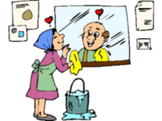 Sticker Custom Preview Image #099854 People Cartoons Window Washersin Love