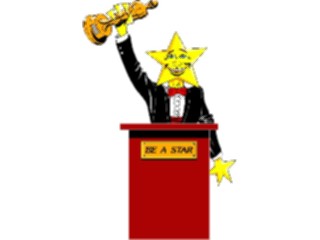 Sticker Custom Preview Image #099858 People Cartoons Winning Star