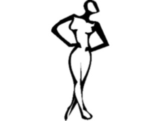 Sticker Custom Preview Image #099885 People Cartoons Woman Figure