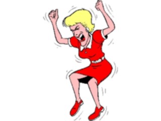 Sticker Custom Preview Image #099890 People Cartoons Woman Frustrated1