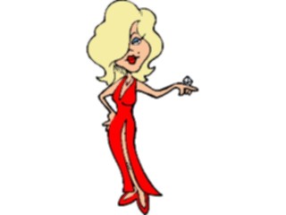 Sticker Custom Preview Image #099895 People Cartoons Woman Glamorous3