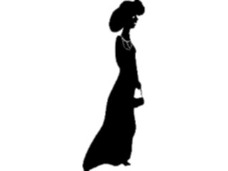 Sticker Custom Preview Image #099955 People Cartoons Woman Standing1