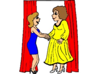 Sticker Custom Preview Image #100026 People Cartoons Women Talking3