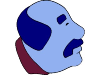 Sticker Custom Preview Image #100067 People Faces Cartoons Balding Man