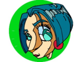 Sticker Custom Preview Image #100075 People Faces Cartoons Big Blue Eyes