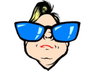 Sticker Custom Preview Image #100082 People Faces Cartoons Big Glasses5