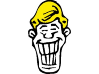 Sticker Custom Preview Image #100089 People Faces Cartoons Big Smile1