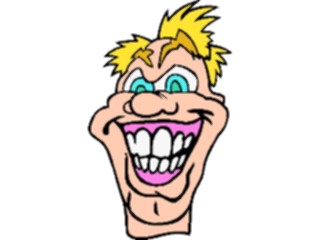 Sticker Custom Preview Image #100090 People Faces Cartoons Big Smile2