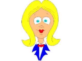 Sticker Custom Preview Image #100105 People Faces Cartoons Blondie