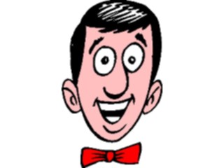 Sticker Custom Preview Image #100136 People Faces Cartoons Bow Tie07