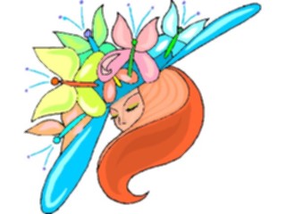 Sticker Custom Preview Image #100162 People Faces Cartoons Butterfly Hat