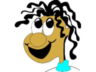 Sticker Custom Preview Image #100196 People Faces Cartoons Dreadlock Dude