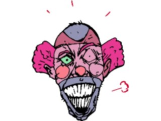 Sticker Custom Preview Image #100201 People Faces Cartoons Evil Clown