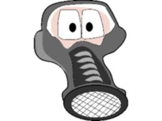 Sticker Custom Preview Image #100224 People Faces Cartoons Gasmask