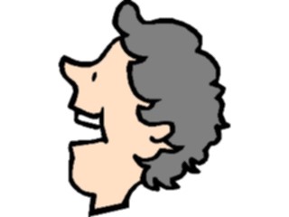 Sticker Custom Preview Image #100242 People Faces Cartoons Grey Hair