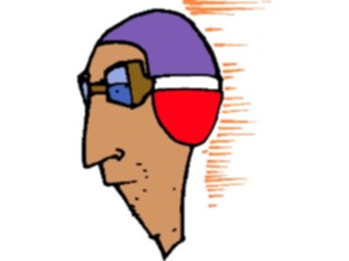 Sticker Custom Preview Image #100279 People Faces Cartoons Helmet Goggles