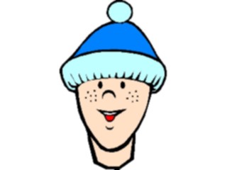 Sticker Custom Preview Image #100289 People Faces Cartoons Knit Cap Boy