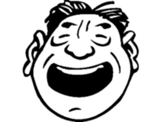 Sticker Custom Preview Image #100291 People Faces Cartoons Laughing1