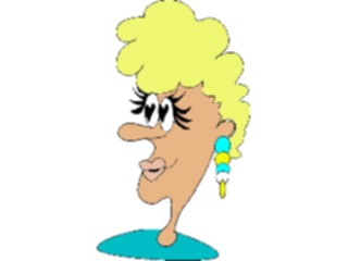 Sticker Custom Preview Image #100303 People Faces Cartoons Long Lashes