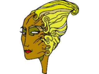 Sticker Custom Preview Image #100349 People Faces Cartoons Olive Woman