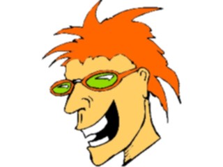 Sticker Custom Preview Image #100354 People Faces Cartoons Orange Hair5