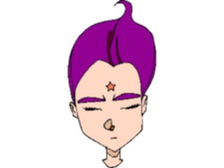 Sticker Custom Preview Image #100357 People Faces Cartoons Orange Staron Forehead