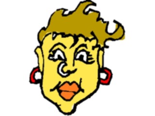 Sticker Custom Preview Image #100364 People Faces Cartoons Pierced Nose