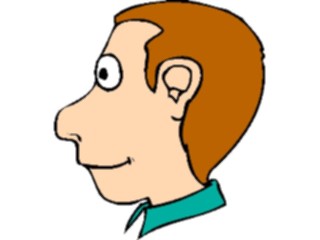 Sticker Custom Preview Image #100383 People Faces Cartoons Profileof Man05