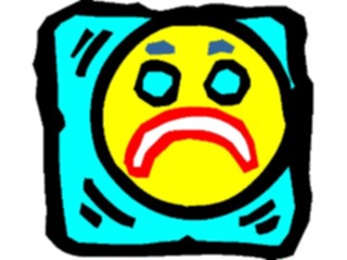 Sticker Custom Preview Image #100423 People Faces Cartoons Sad Face