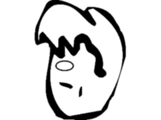 Sticker Custom Preview Image #100440 People Faces Cartoons Shaggy Hair