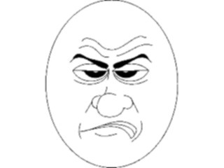 Sticker Custom Preview Image #100450 People Faces Cartoons Simple Angry