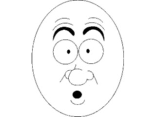 Sticker Custom Preview Image #100454 People Faces Cartoons Simple Surprised