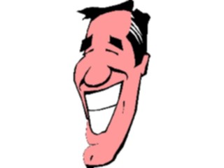 Sticker Custom Preview Image #100484 People Faces Cartoons Smiling Man2