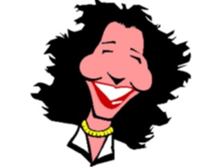 Sticker Custom Preview Image #100488 People Faces Cartoons Smiling Woman2