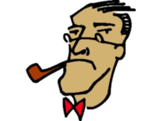 Sticker Custom Preview Image #100494 People Faces Cartoons Smoking Pipe3