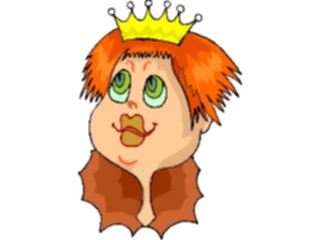 Sticker Custom Preview Image #100554 People Faces Cartoons Wearing Crown