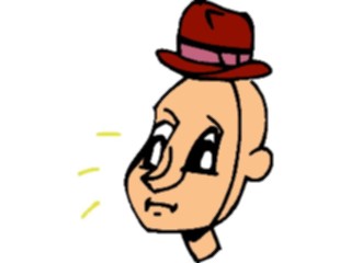 Sticker Custom Preview Image #100556 People Faces Cartoons Wearing Hat2