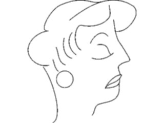 Sticker Custom Preview Image #100577 People Faces Cartoons Woman Pouting