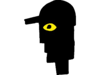 Sticker Custom Preview Image #100595 People Faces Cartoons Yellow Eye