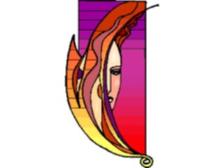 Sticker Custom Preview Image #100806 People Faces Images Female Abstract1