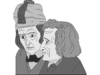 Sticker Custom Preview Image #100977 People Famous Historical Brothers Grimm