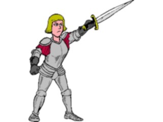 Sticker Custom Preview Image #101015 People Famous Historical Joanof Arc