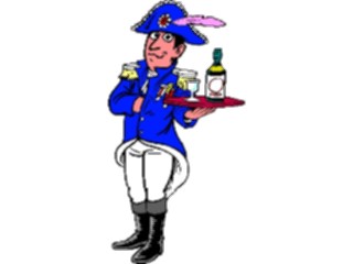 Sticker Custom Preview Image #101025 People Famous Historical Napoleon Serving Drinks