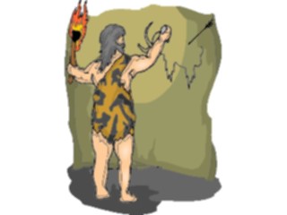 Sticker Custom Preview Image #101077 People General Caveman Painting