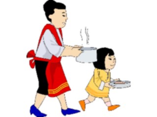 Sticker Custom Preview Image #101079 People General Child Cookingwith Mom1